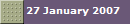 27 January 2007