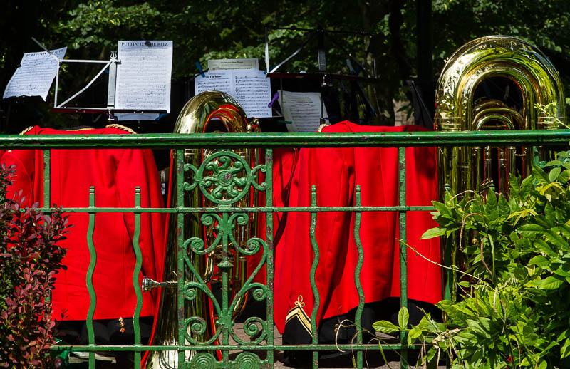 Sherborne Town Band Music in the park Dorset Dorsetcamera