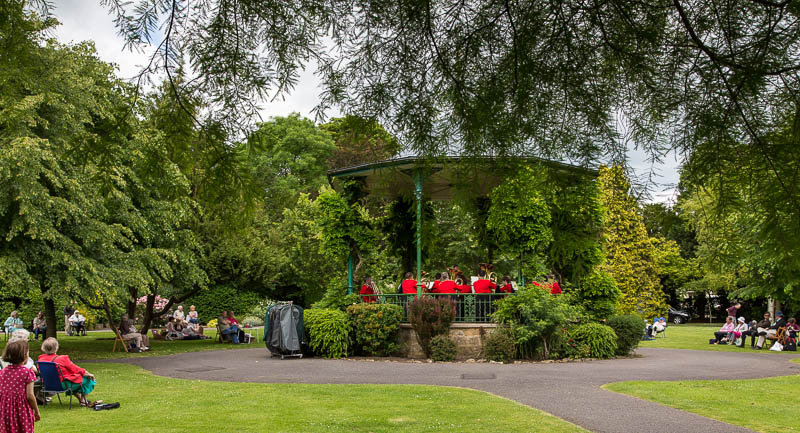 Sherborne Town Band Music in the park Dorset Dorsetcamera