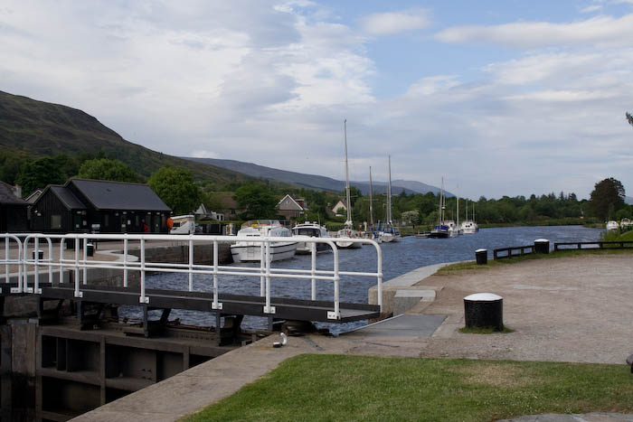 Caledonean Canal Neptunes staircase.